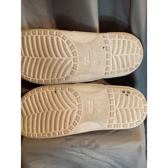 Classic Out Of This World Crocs Sandals Blue White Sz 11 M Beach Comfort Pool Su - Picture 7 of 9